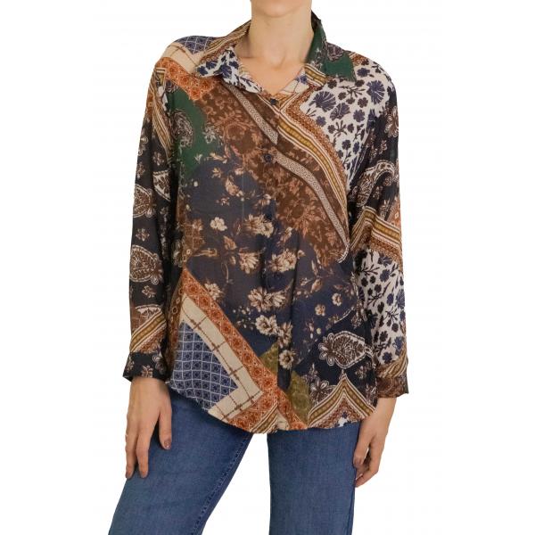 Camicia multicolor fantasia 